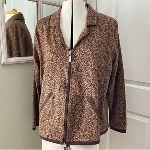 Kim Rogers Jackets Coats Kim Rogers Animal Print Leopard